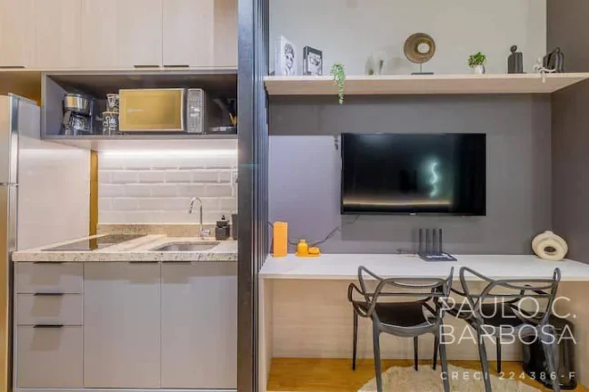 Imagem Santa Cecília Venda - Studio Mobiliado - 24m² - Sem vaga