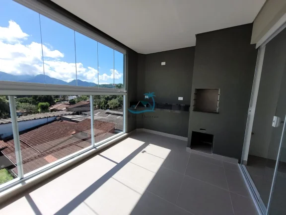 Imagem Belíssimo apartamento com 120m², 3 dormitórios, 3 banheiros e 2 vagas de garagem à venda no Centro de Ubatuba