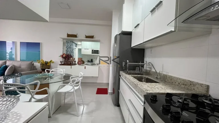 Imagem APARTAMENTO PRAIA GRANDE com 2 dormitórios sendo 1 suíte,1 vaga de garagem,sala 2 ambientes,varanda gourmet com churrasqueira