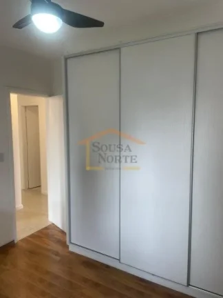 Imagem Apartamento 45m², 1 suíte, sala 2 ambientes, sacada, armários na cozinha e banheiro, área de ser...