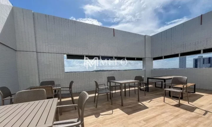 Imagem Flat com 1qt., 1vaga, 28m2 semi-mobiliado em Boa Viagem