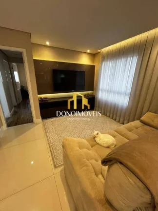 Imagem Apto venda 3 dorm, vista piscina, andar alto, 123m Cond Domo Life SBC SP