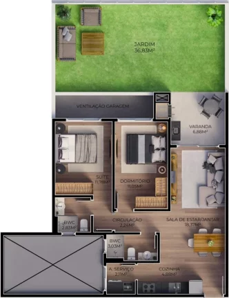 Imagem Apartamento para Venda em Florianópolis / SC no bairro Ingleses do Rio Vermelho