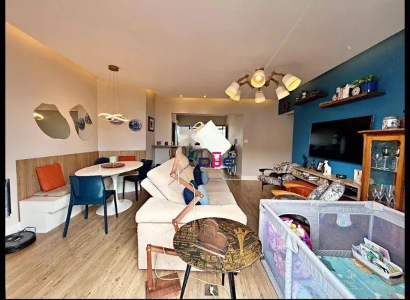 Imagem Apartamento com 2 dormitórios à venda, 96 m² por R$ 750.000 - Boqueirão - Santos/SP