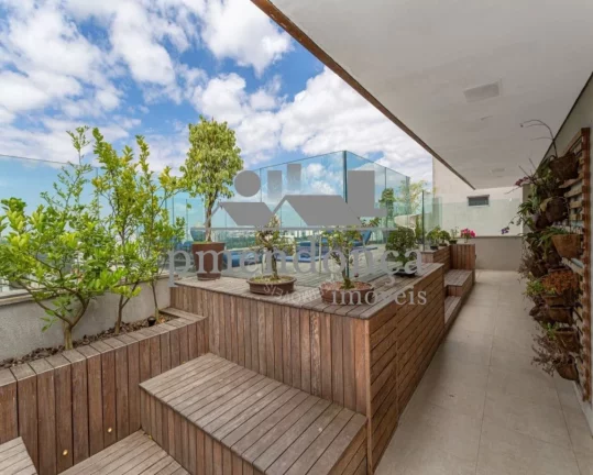 Imagem Cobertura Duplex com 4 quartos sendo 3 suI­tes e 6 vagas, 534m2