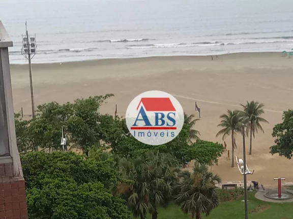Imagem Apartamento com 2 dormitórios à venda, 81 m² por R$ 555.000 - Gonzaga - Santos/SP com vista para o mar