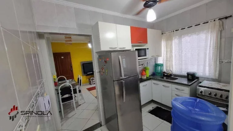 Imagem Apartamento com 1 dormitório à venda, 52 m² por R$ 352.000,00 - Tupi - Praia Grande/SP