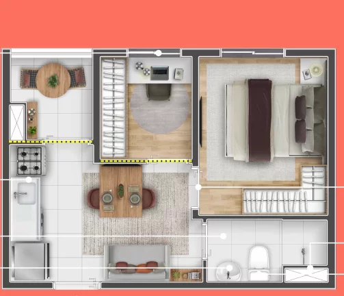 Imagem APARTAMENTO RESIDENCIAL em São Paulo - SP, Santa Efigênia