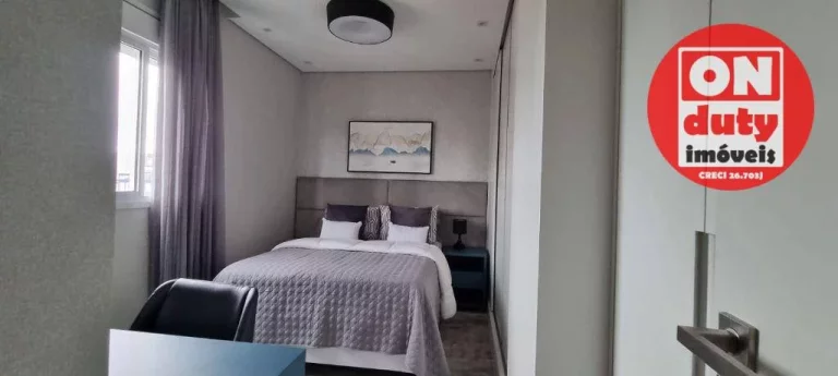 Imagem Apartamento com 1 dormitório à venda, 44 m² por R$ 640.000,00 - Ponta da Praia - Santos/SP