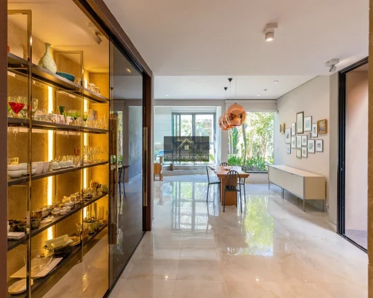 Imagem CAMPO BELO SOBRADO ALTO PADRÃO RECÉM-REFORMADO 425,00 M 4 SUÍTES DUPLEX COPA COZINHA LAREIRA PORCELANATO ÁREA GOURMET PISCINA 4 VAGAS RUA TRAQUILA