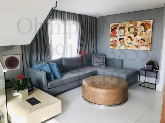 Imagem Linda Cobertura em Moema, andar alto com 272 mts2 , 3 Suites e 4 Vagas de Garagem