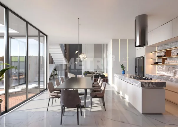 Imagem Casa primeiro andar, Forro de madeira na Área Gourmet e fachada Fachada com det