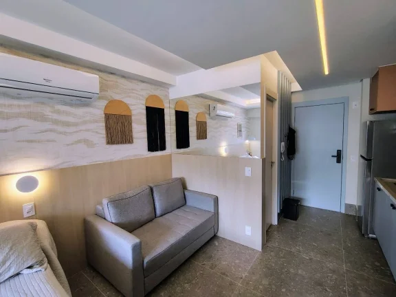 Imagem Studio Pinheiros - 28M², 1 Dorm, Mobiliado.