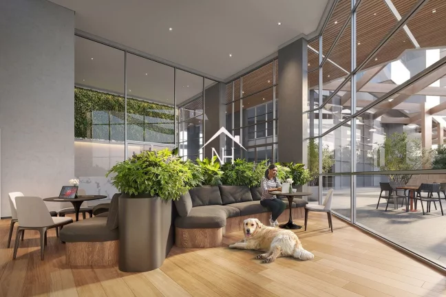 Imagem studio de 29m próximo do parque ibirapuera c/ dormitório e varanda, coworking, lavanderia, pet place, churrasqueira, piscina,deck,solarium,bar,fitness