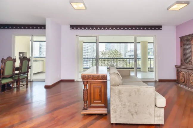 Imagem Apartamento Alto Padrão no Sumaré 214 m², 4 Dormitórios, Hall Privativo e Varanda Gourmet Integr...
