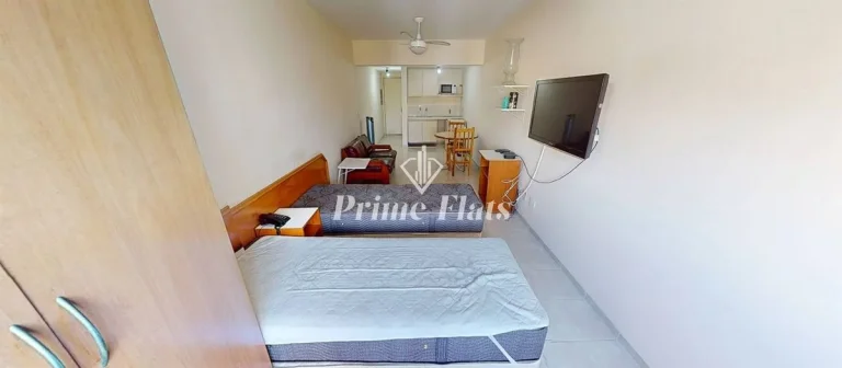 Imagem Flat disponível para locação no Condomínio Waldorf Flat Service, com 30m², 1 dormitório e 1 vaga