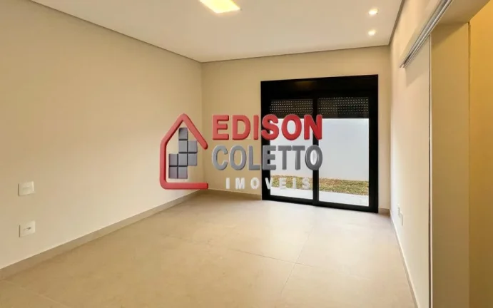 Imagem Casa nova, recém construída a venda, 3 quartos com portas balcão, persianas automatizadas, no Residencial Villa Bela Vista, em Piracicaba