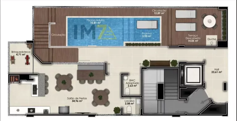 Imagem Apartamento com 2 dormitórios sendo 1 suíte e 1 vaga de garagem, Porto Belo/SC