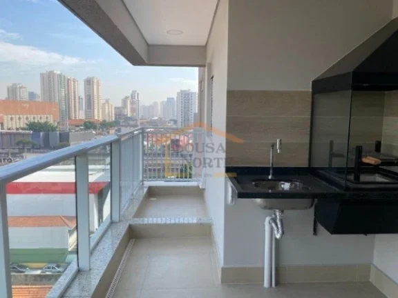 Imagem Apartamento novo, 2 dormitórios, sendo 1 suite, sala 2 ambientes, churrasqueira na varanda, cozinha...