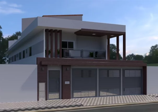 Imagem CASA COM 73.34 m² - JAPURÁ - PRAIA GRANDE SP