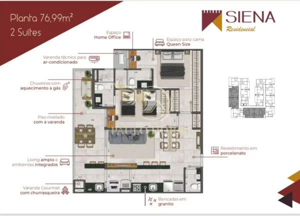 Imagem APARTAMENTO À VENDA COM 2 SUÍTES NO ITAGUÁ EM UBATUBA-SP