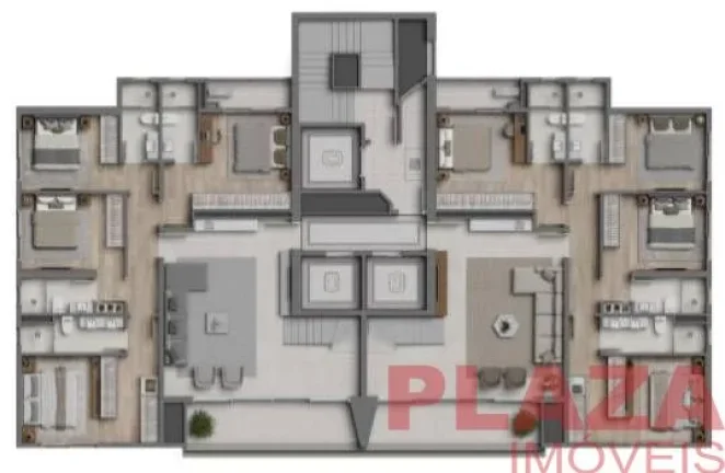 Imagem Gales Village Embraed | 3 Suítes | 152m² | 3 Vagas | Balneário Camboriú
