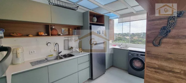 Imagem Sofisticação e linda Vista, Uma suíte + Um quarto (escritório), 2 vagas