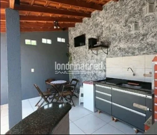 Imagem Casa na Zona Norte de Londrina – 70m², 2 dormitórios, sala, cozinha, 1 vaga e área gourmet com churrasqueira em ótima localização!