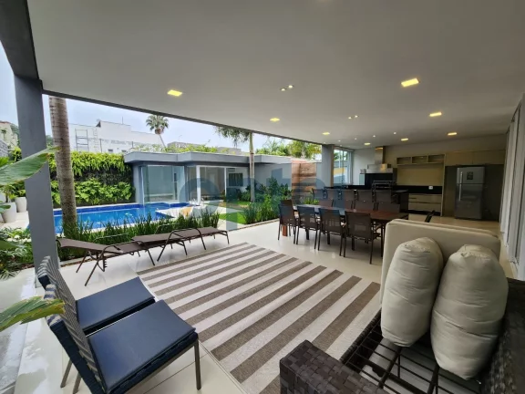 Imagem CASA REFORMADA MOBILIADA E DECORADA COM 5 SUÍTES, À VENDA, 420 M² - JARDIM ACAPULCO - GUARUJÁ/SP
