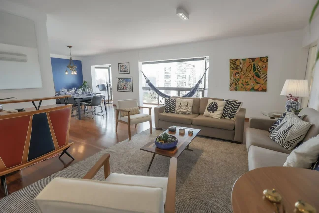 Imagem Apartamento Brooklin - 227M², 3 Dorms, 3 Suítes, 3 Vagas, Varanda.