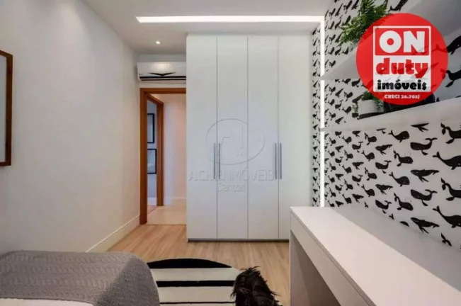 Imagem Apartamento com 3 quartos à venda, 89 m² por R$ 760.400 - Encruzilhada - Santos/SP
