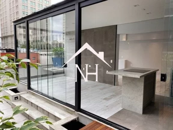 Imagem Apartamento garden mobiliado de 84m c/ varanda gourmet, 1 suíte, 1 vaga,