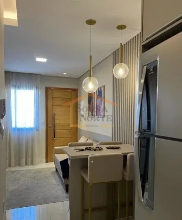 Imagem Apartamento novo, nunca habitado, com 2 dormitÃ³rios com armÃ¡rios, cozinha americana equipada (armÃ...