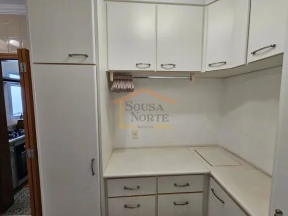 Imagem Apartamento semi-mobiliado, 93m², dispõe de 3 dormitórios, sendo 1 suíte, sala para 2 ambientes ...