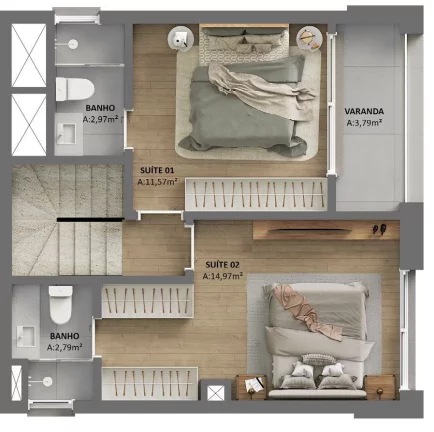 Imagem Apartamento com 1 Quarto à Venda, 59 m² em Rio Branco - Porto Alegre