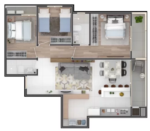 Imagem Apartamento à venda no bairro Fazenda - Itajaí/SC