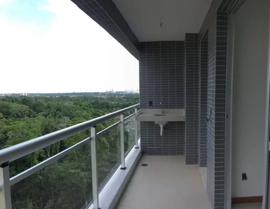 Imagem Apartamento de 2 e 3/4 suíte e varanda piso em porcelanato com Shopping Bosque Grão Pará Colégio Equipe no Cidade Cristal Bairro Planejado de Belém
