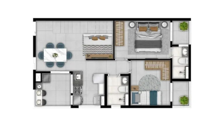 Imagem ???? Apartamento Novo para Locação no Jardim Bela Vista - Santo André ????