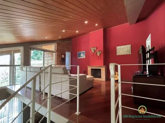 Imagem Casa MOBILIADA 4d (3sts) , lareira, piscina, anexos gourmet/multiuso!