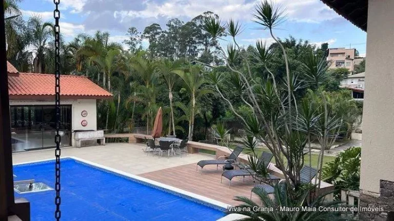 Imagem Casa completa 580m2 em 2500 m² - 4 dorm - Lazer completo - Granja Viana