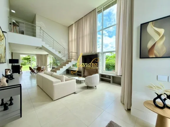 Imagem Casa em condomínio fechado beira de lago com 04 suítes_- entrega maio 2022