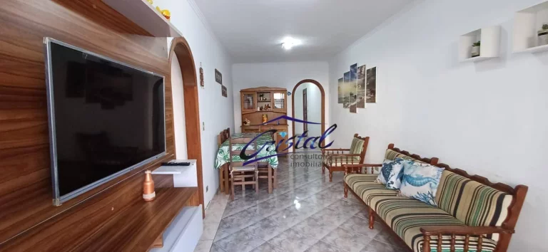 Imagem Apartamento com 2 dormitórios à venda, 78 m² por R$ 570.000,00 - Guilhermina - Praia Grande/SP
