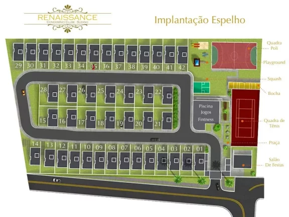 Imagem CONDOMÍNIO RENAISSANCE CLUBE, Sobrado Residencial à venda, Chácara Faggion, Suzano