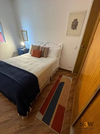 Imagem Apartamento mobiliado para locação em Pinheiros São Paulo SP com 40m², 1 dormitório e 1 vaga de garagem no Condomínio Maria José
