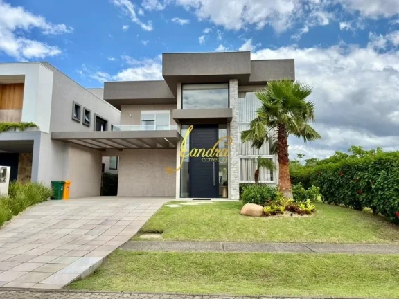 Imagem Casa em condomínio fechado beira de lago com 04 suítes_- entrega maio 2022