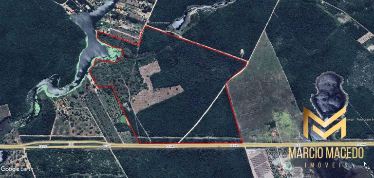 Terreno à venda, 750000 m² por R$ 18.750.000,00 - Lagoa Uruaú - Beberibe/CE