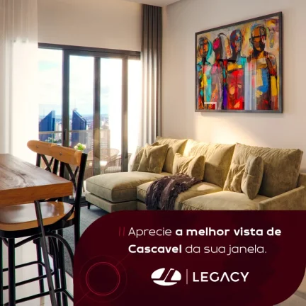 Imagem Apartamento à venda no Centro de Cascavel-PR: 2 quartos, 1 banheiro, 1 vaga de garagem, 123m² de área. Venha conferir!