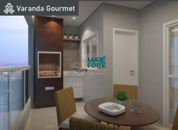 Imagem COBERTURA DUPLEX COM ENTREGA EM 11/25 A 400 METROS DA PRAIA DAS TONINHAS!