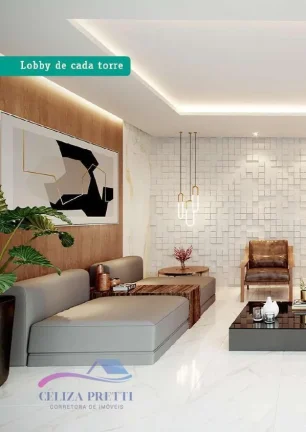 Imagem Excelente apartamento com varanda privativa de frente para Talude, com 2 quartos sendo uma Suite.