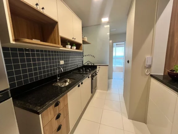 Imagem Apartamento para Venda em Praia Grande, Mirim, 2 dormitórios, 1 suíte, 1 banheiro, 1 vaga